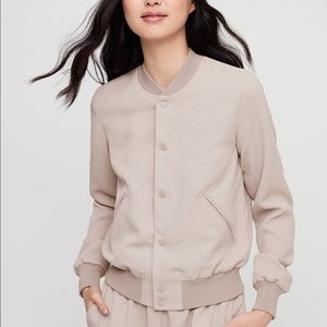 Wilfred Poussin Bomber Jacket Size XS Beige